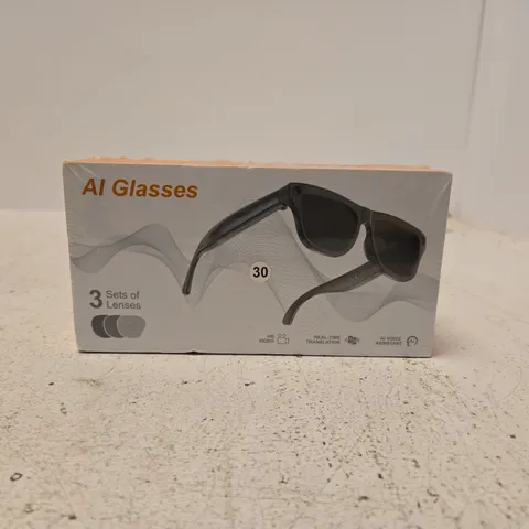 AI GLASSES SUNGLASSES β 3 LENS SETS (BOXED)