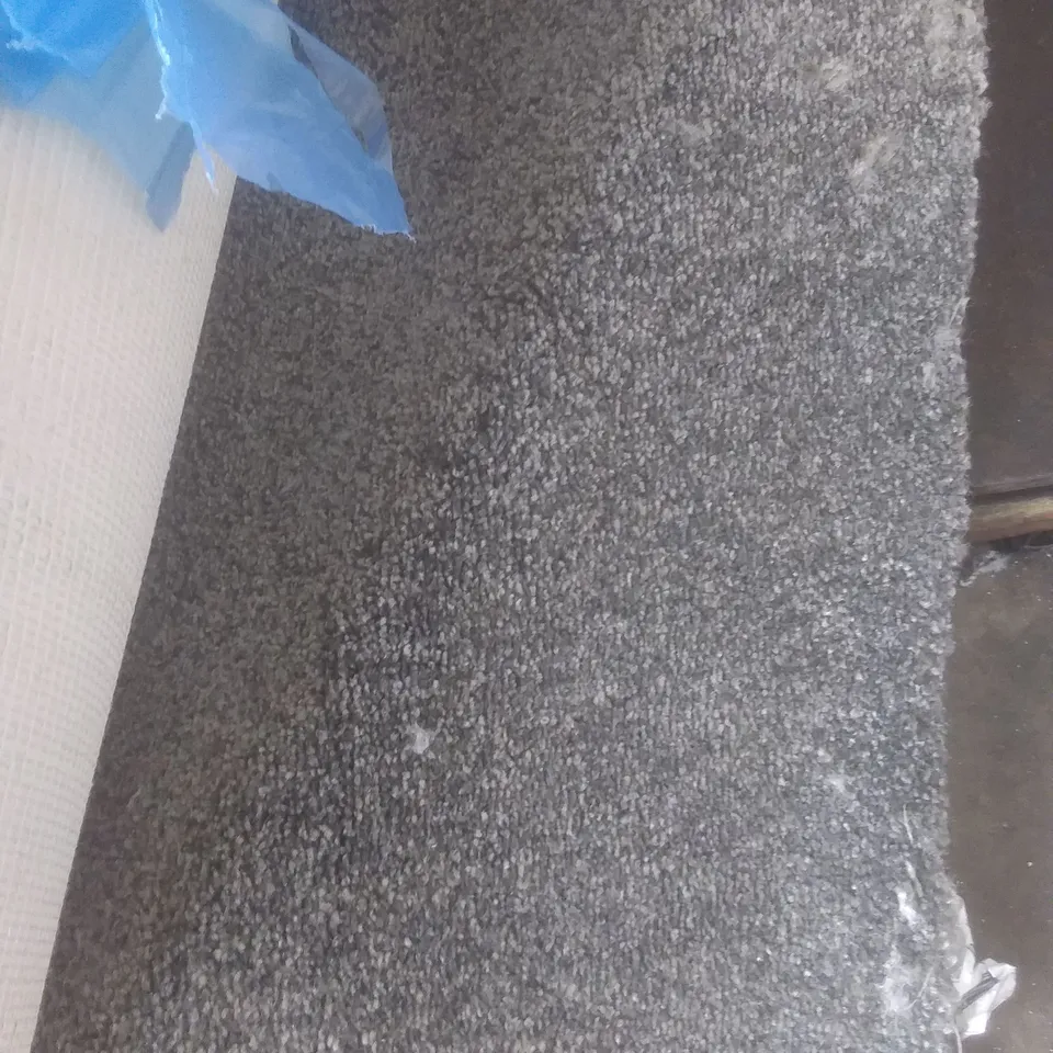 ROLL OF QUALITY MILLENNIUM TWIST SILVER CARPET 4X6.7M