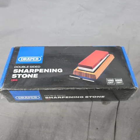 BOXED AND SEALED DRAPER DOUBLE SIDED SHARPENING STONE