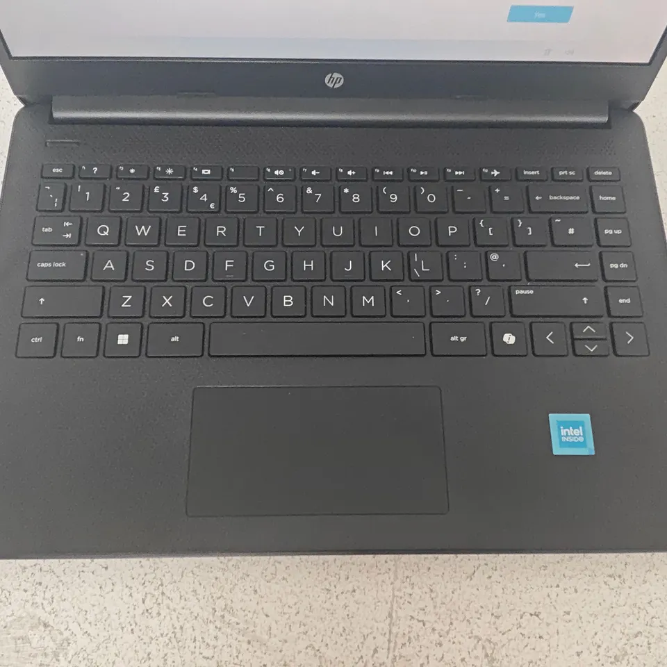 UNBOXED HP INTEL INSIDE LAPTOP IN BLACK - 14S-DQ3001NA