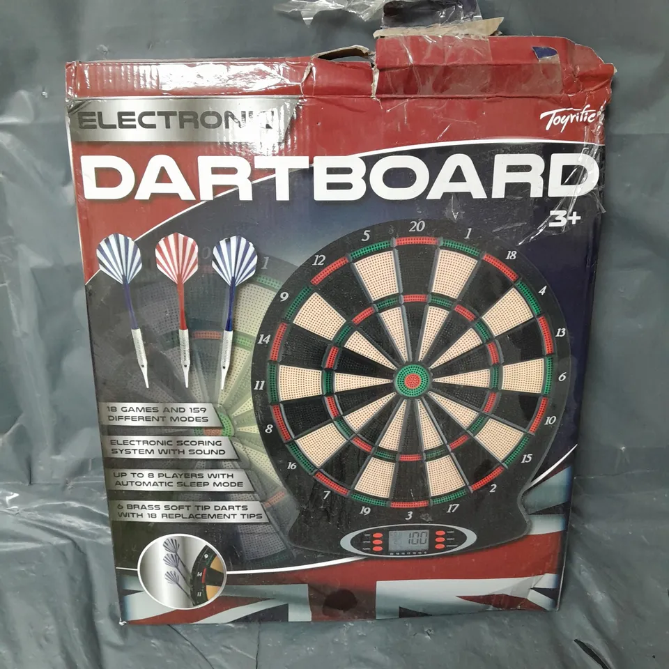 BOXED ELECTRONIC DARTBOARD