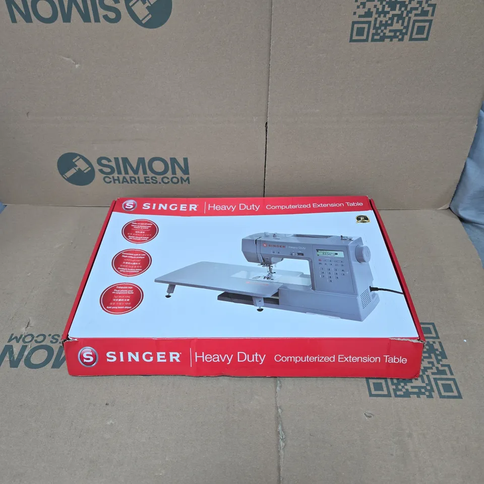 SINGER HEAVY DUTY COMPUTERISED EXTENSION TABLE (SEWING MACHINE ACCESSORY) BOXED
