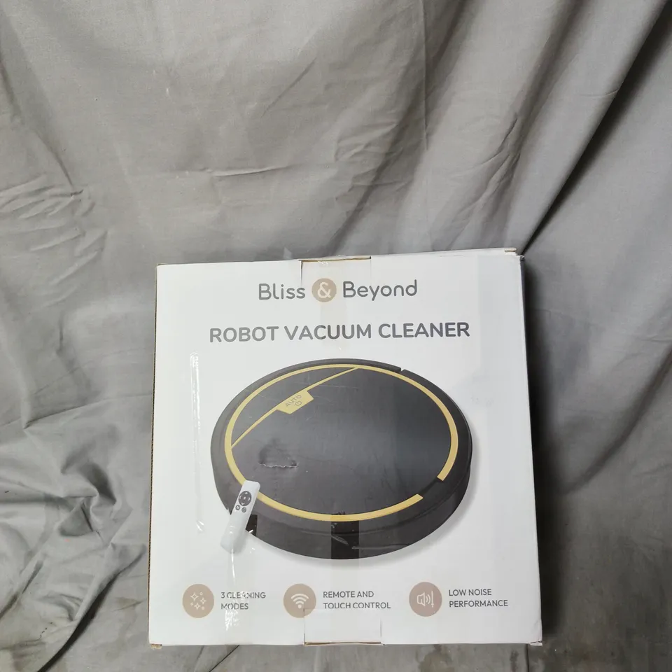 BLISS & BEYOND ROBOT VACUUM CLEANER 