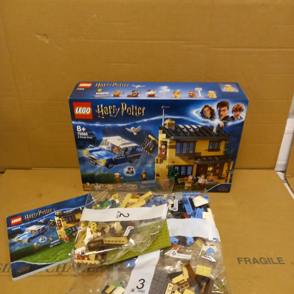 LEGO HARRY POTTER 4 PRIVET DRIVE 75968 RRP £70