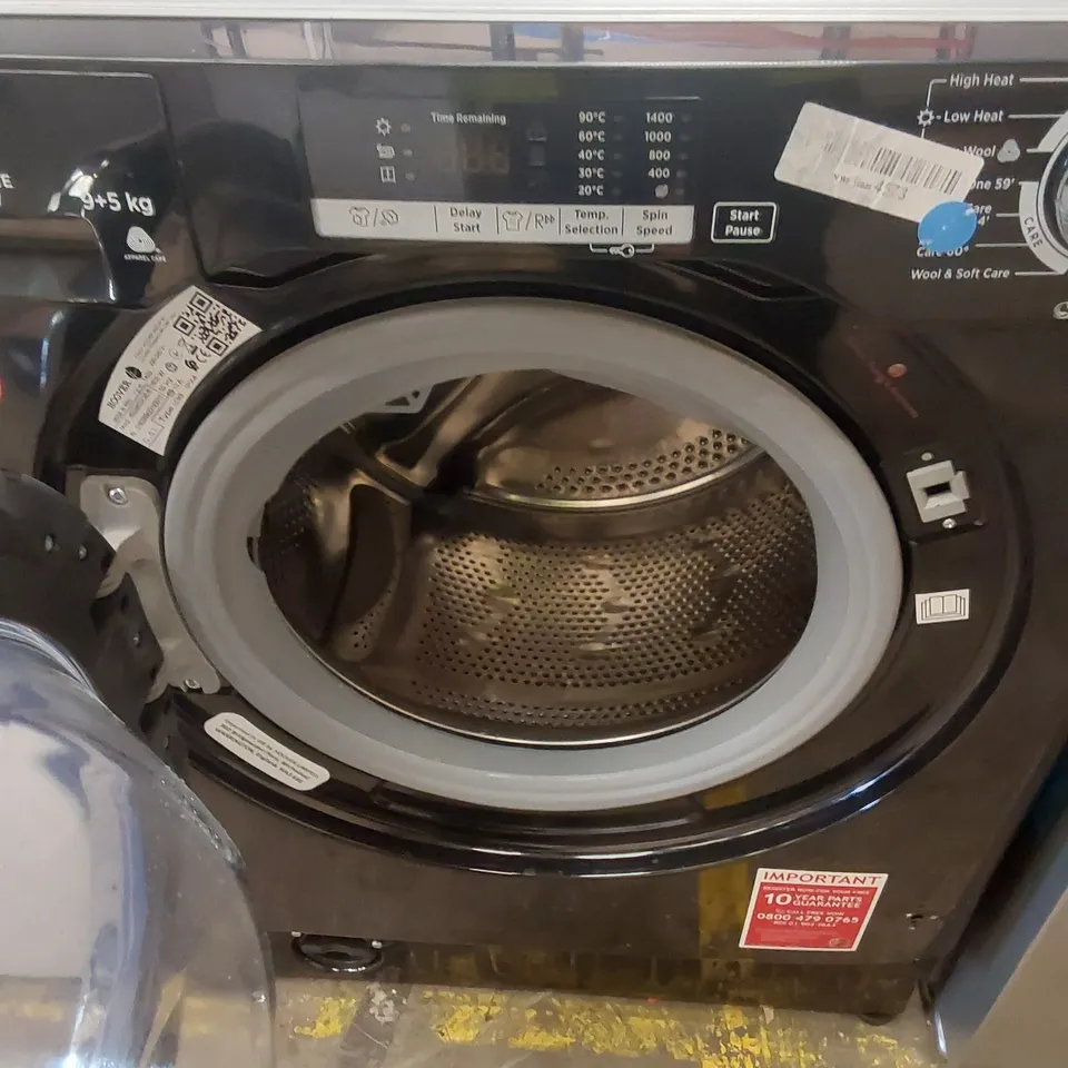 HOOVER HBDS495D2ACBE-80 H-WASH INTERGATED WASHER DRYER - BLACK 