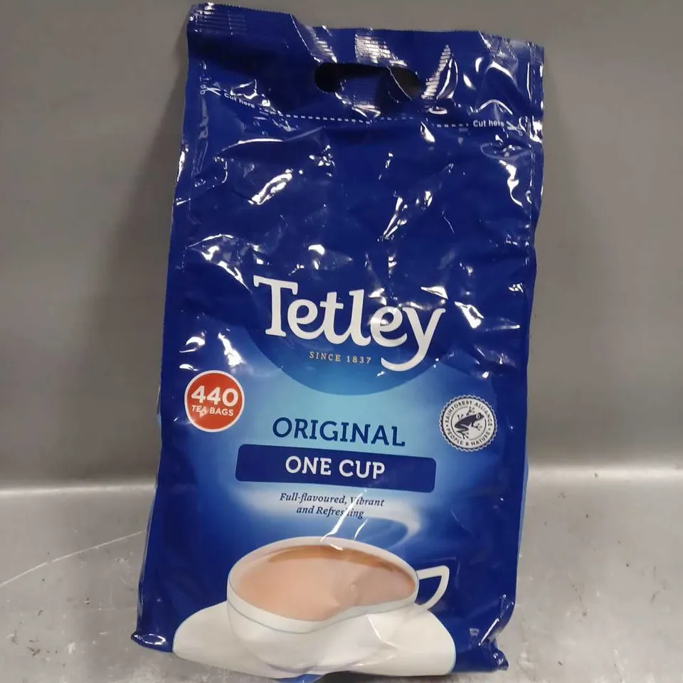 SEALED TETLEY ORIGINAL ONE CUP TEA BAGS - 440 BAGS 