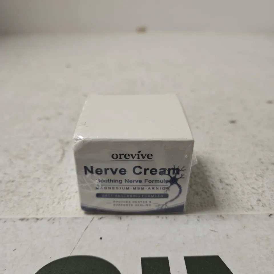 OREVIVE NERVE CREAM - SOOTHING NERVE FORMULA (MAGNESIUM, MSM, ARNICA) BOXED