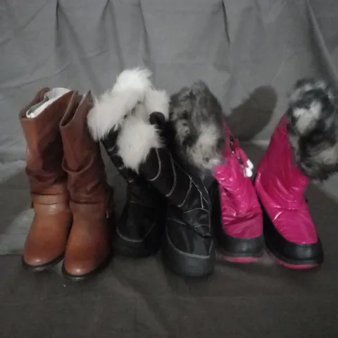 APPROXIMATELY 10 PAIRS OF ASSORTED KIDS SHOES IN VARIOUS STYLES AND SIZES