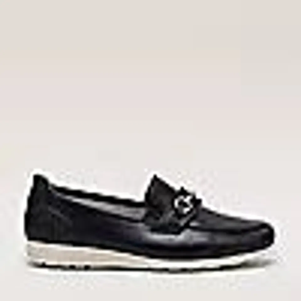 RIEKER LEATHER HYBRID LOAFER NAVY SIZE 3.5