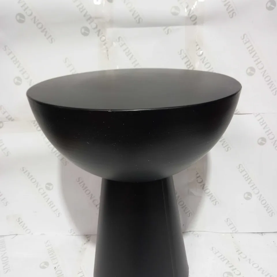 K BY KELLY HOPPEN BLACK IRON ROUND SIDE TABLE