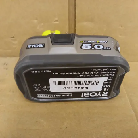 RYOBI LITHIUM+ 18V BATTERY