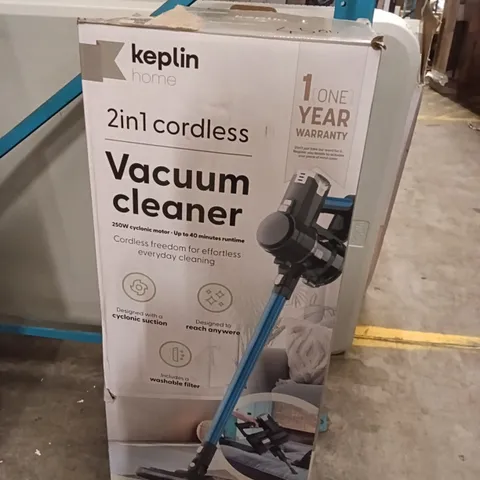 BOXED KEPLIN HOME 2 IN 1 CORDLESS VACUUM CLEANER