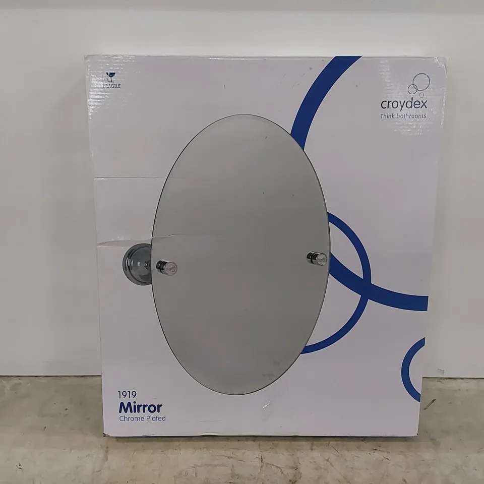 BOXED 1919 CORYDEX OVAL WALL MIRROR (1 BOX)