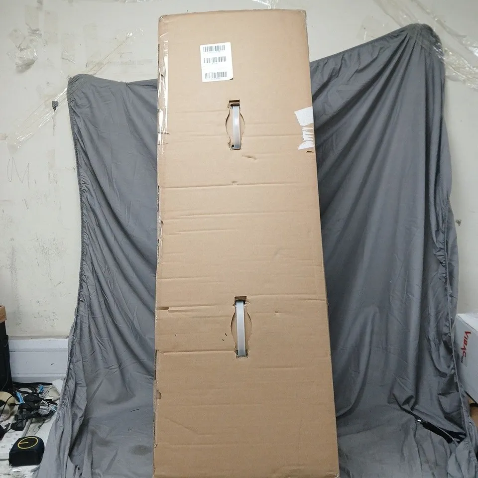 BOXED 7FT DENVER PRE LIT FLOCKED CHRISTMAS TREE WITH DUAL COLOUR TWINKLE LIGHTS - COLLECTION ONLY