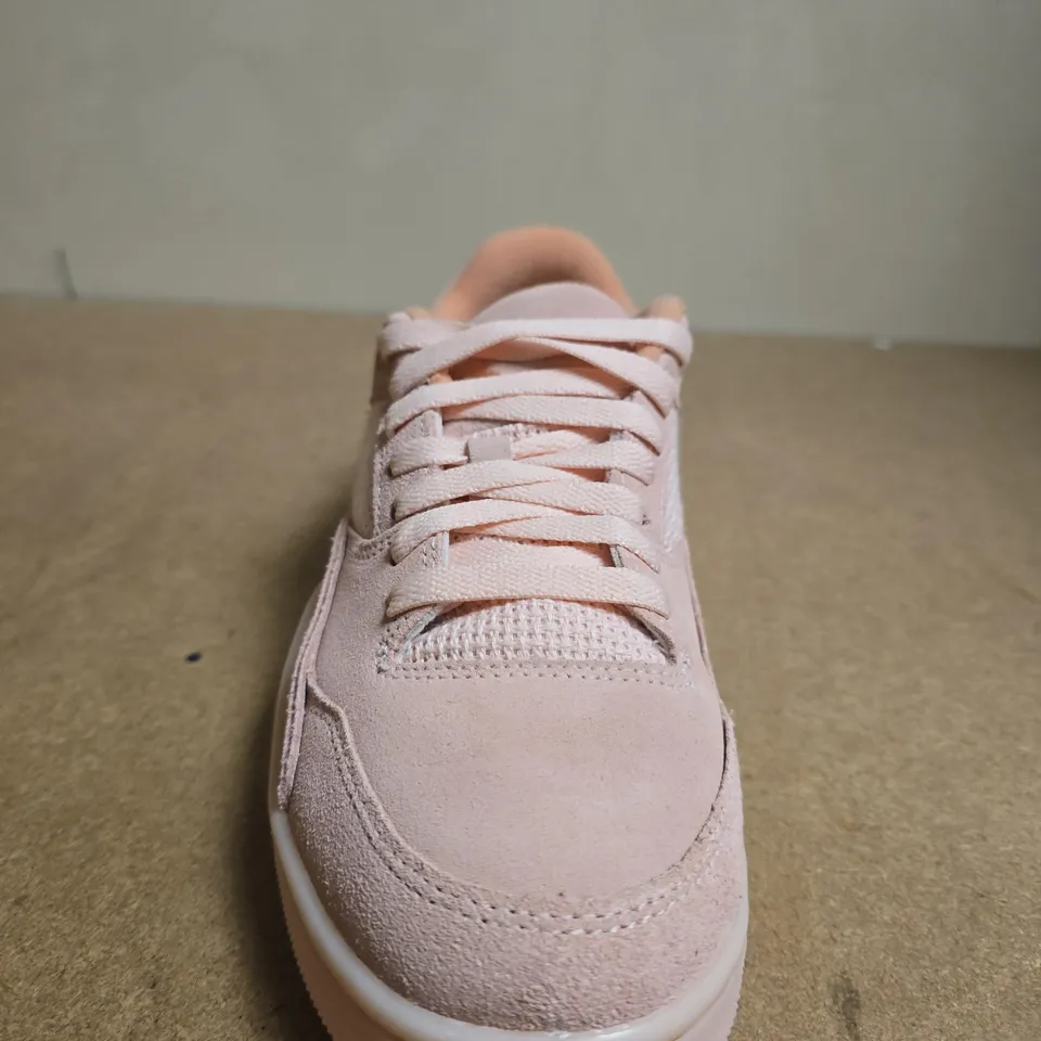 PAIR OF WOMEN'S PINK SUEDE JORDANS  - UK SIZE 6 