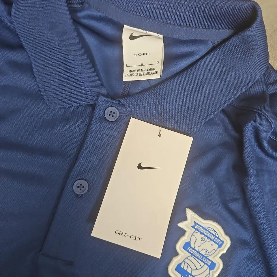NIKE BIRMINGHAM CITY FC POLO IN NAVY - LARGE