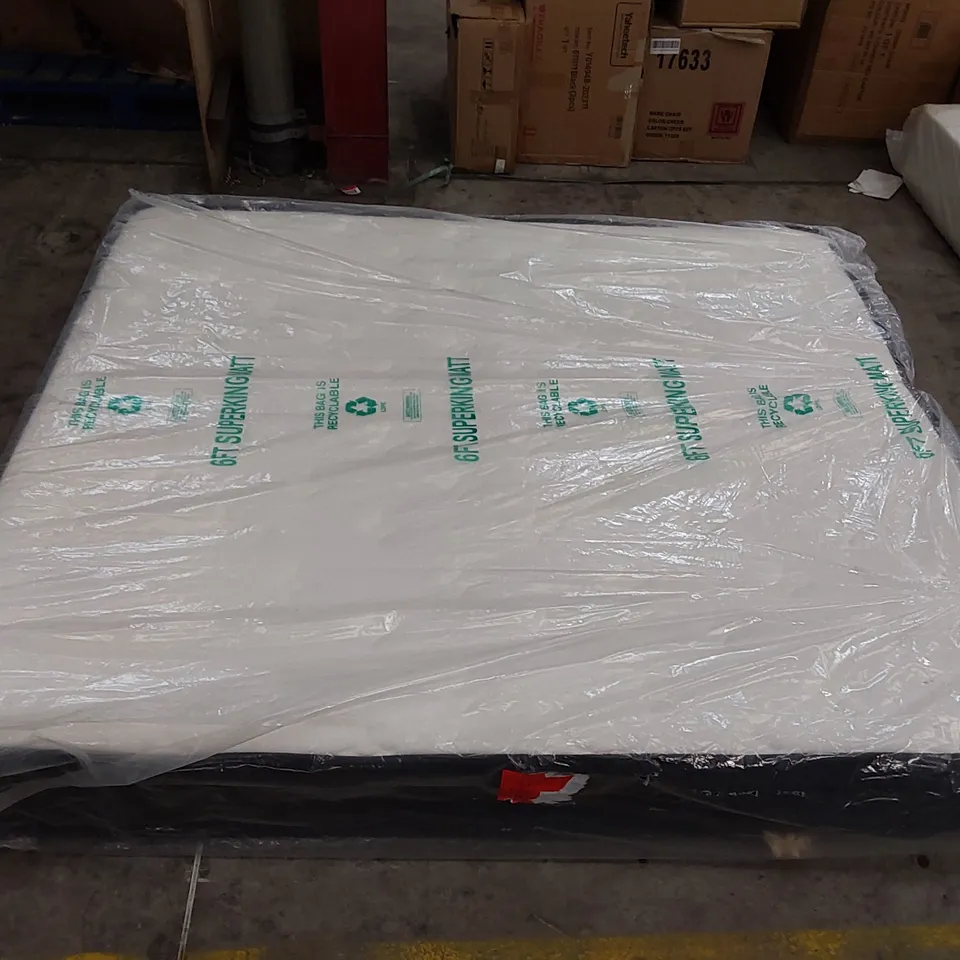 QUALITY BAGGED LUXURY PILLOW-TOP POCKET SPRUNG SUPER KING MATTRESS 