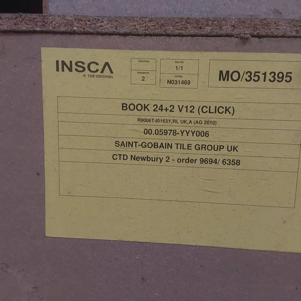 PALLET CONTAINING COMMERCIAL BOOKCASE UNIT PARTS