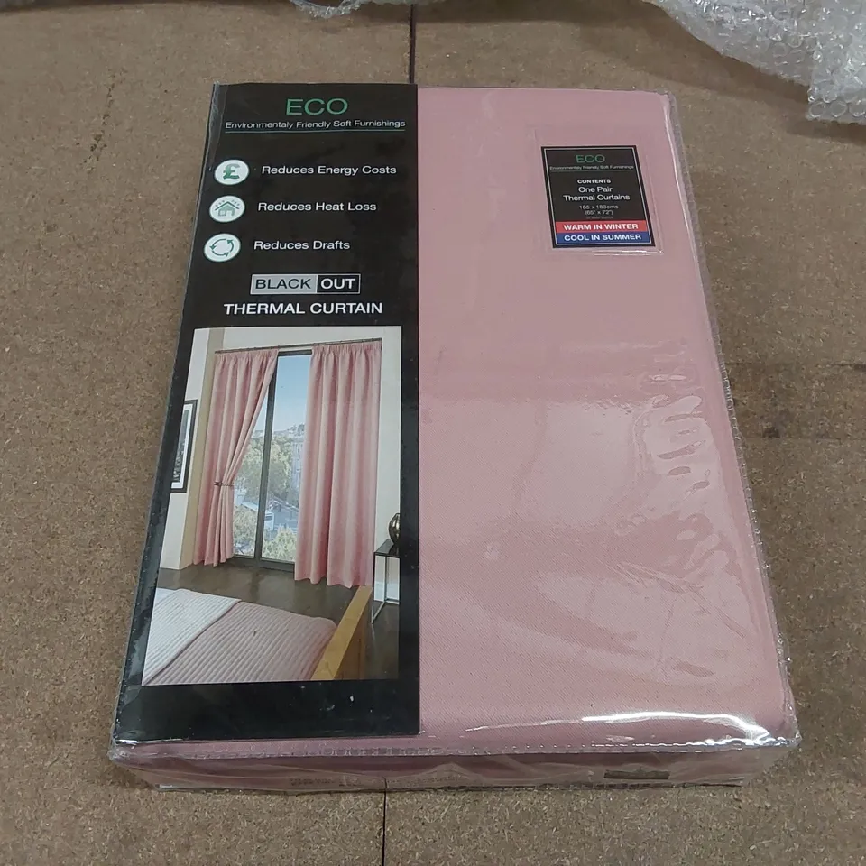 BAGGED ECO THERMAL CURTAINS - 65 x 72"