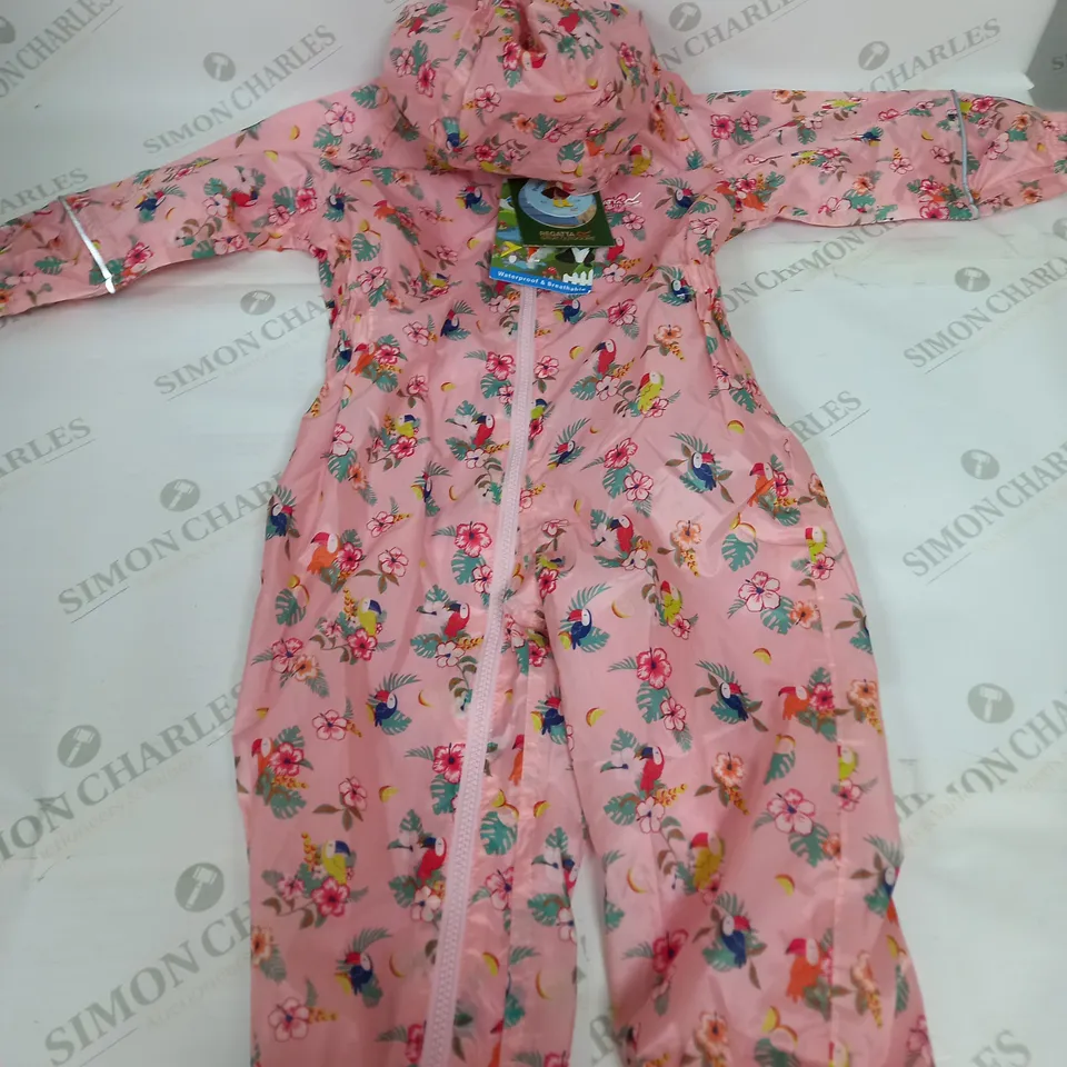 REGATTA WATERPROOF ALL IN ONE SUIT SIZE 24-26 MONTHS