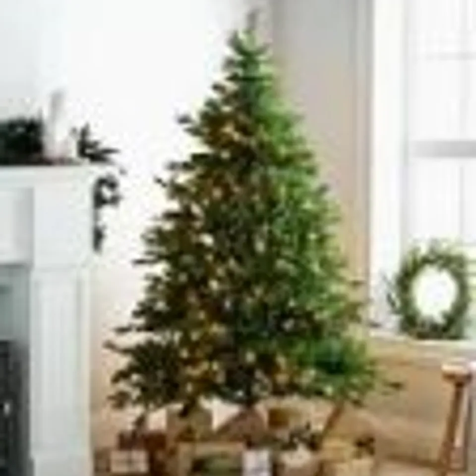 BOXED HOME REFLECTIONS PRE-LIT 6 FOOT CHRISTMAS TREE - COLLECTION ONLY