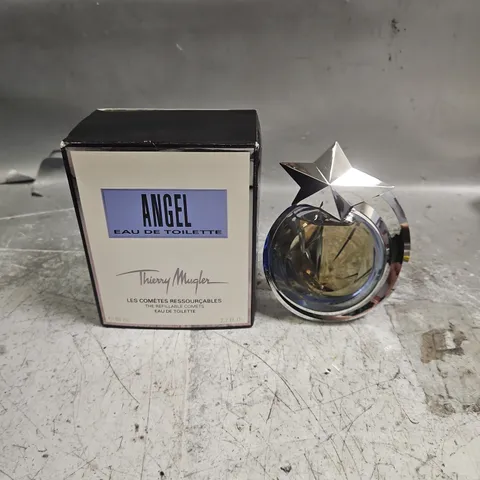 BOXED THIERRY MUGLER ANGEL EAU DE TOILETTE REFILLABLE 80ML