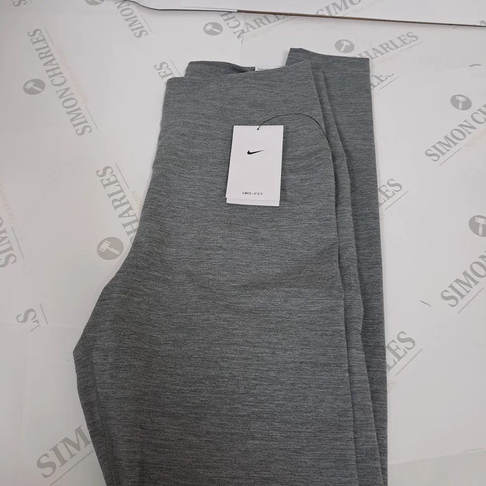 NIKE LOGO GREY LEGGINGS SIZE M