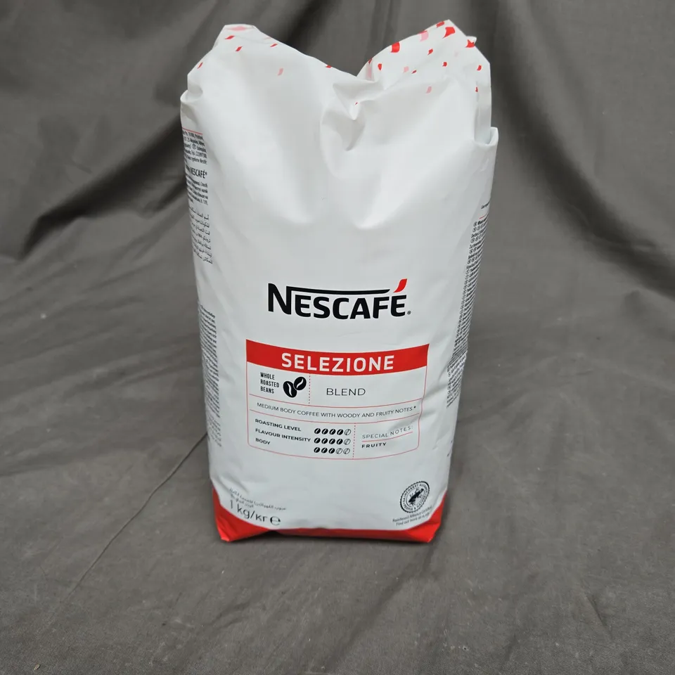 NESCAFE SELEZIONE BLEND WHOLE ROASTED COFFEE BEANS 6X1KG