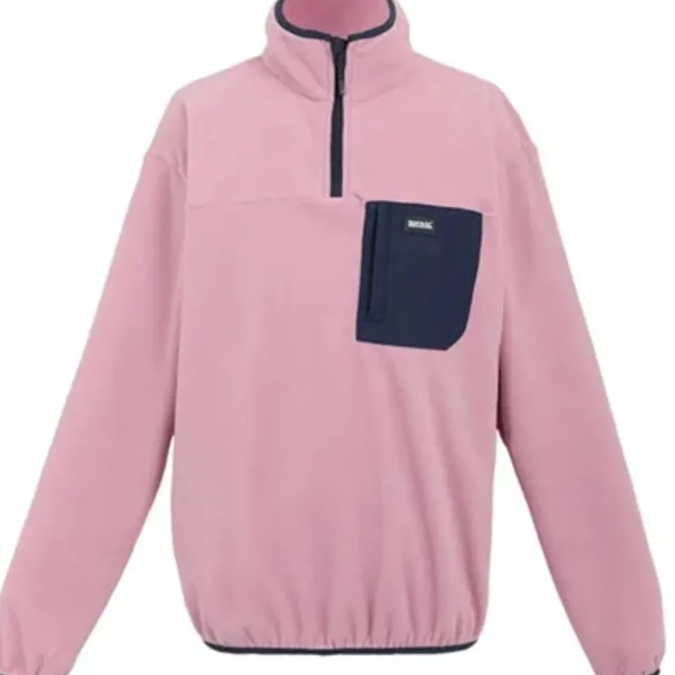 BRAND NEW REGATTA MENS FRANKIE HALF ZIP PULLOVER FLEECE IN LILAS SIZE 5XL