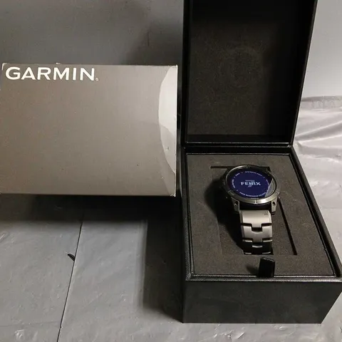 BOXED GARMIN FENIX 7X PRO IN SAPPHIRE SOLAR WATCH