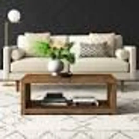 BOXED HUBERT COFFEE TABLE WITH STORAGE