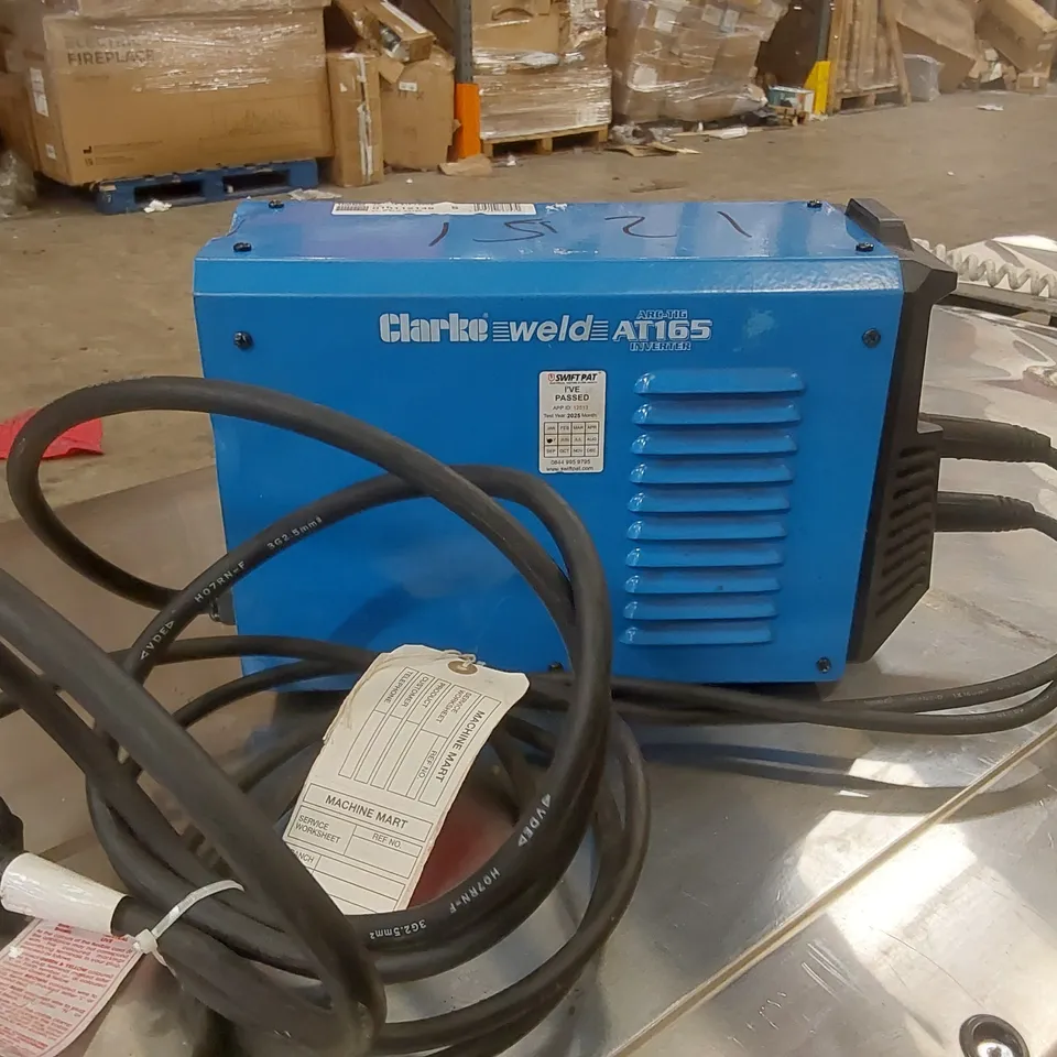 CLARKE AT165 160 AMP ARC/TIG/MMA INVERTER WELDER