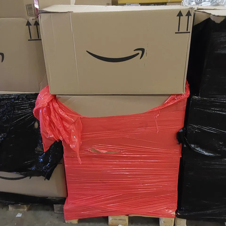 PALLET TO CONTAIN ASSORTED HOUSEHOLD PRODUCTS. INCLUDES TOYS, SWITCH CARRY CASES, BED THROWS ETC 