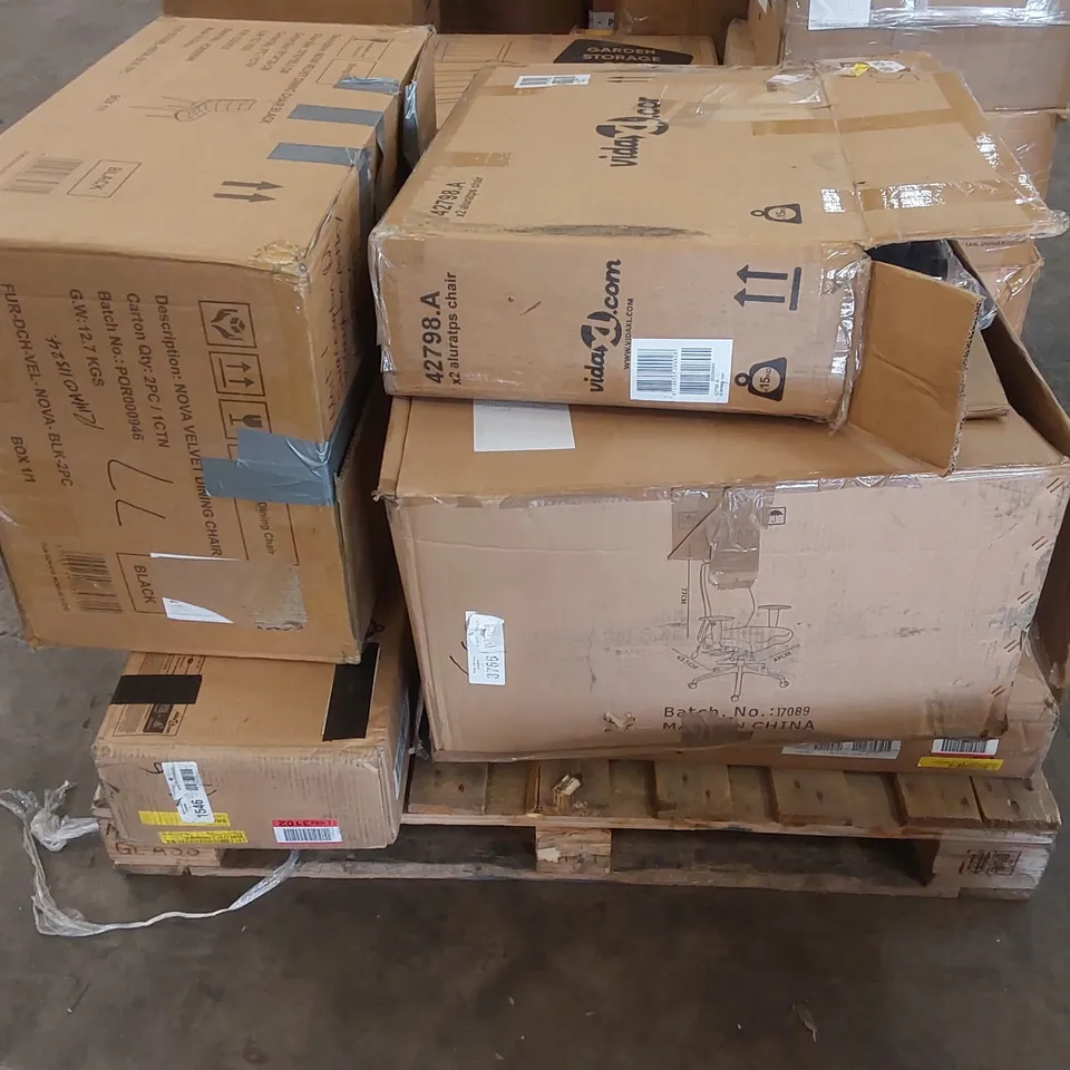 PALLET TO CONTAIN ASSORTED BOXED FURNITURE AND FURNITURE PARTS