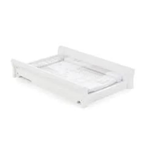 BOXED OBABY STAMFORD COT TOP CHANGER - WHITE (1 BOX)