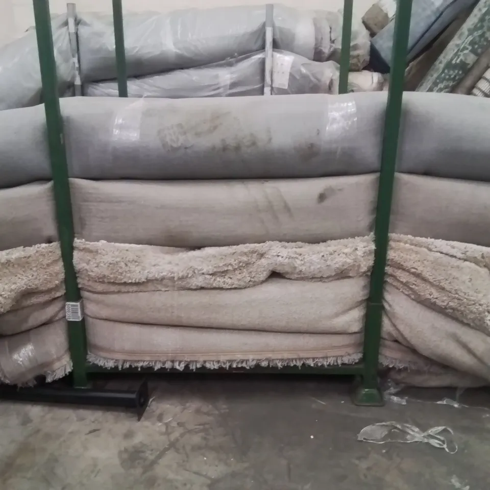 STILLAGE OF APPROXIMATELY 20 XL QUALITY DESIGNER RUGS