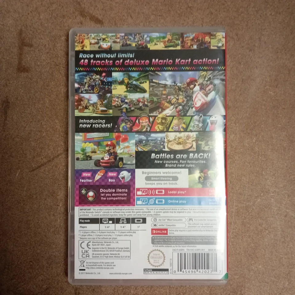 MARIOKART 8 DELUXE NINTENDO SWITCH VIDEO GAME