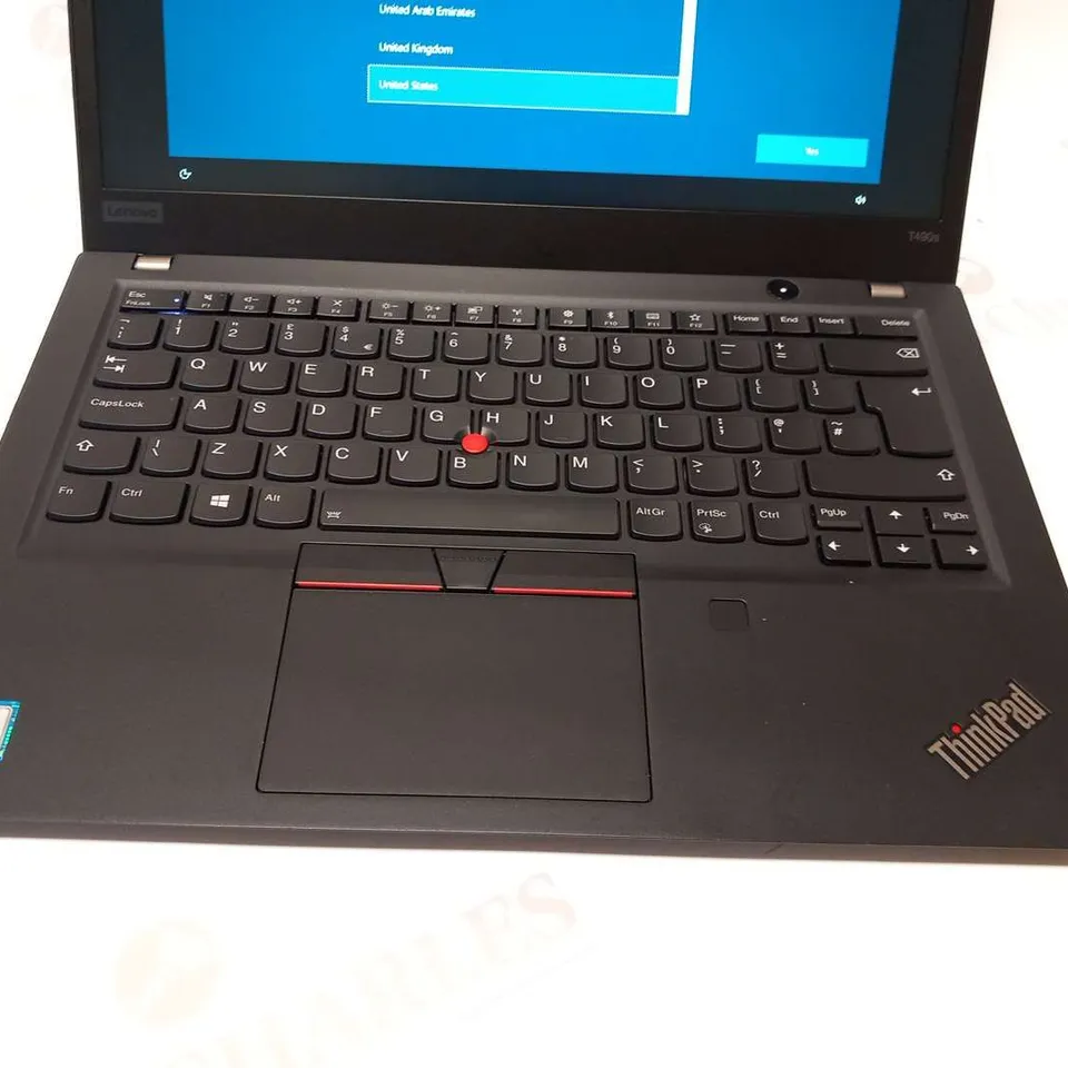 LENOVO T490S I7-866SU 16GB RAM 256GB LAPTOP