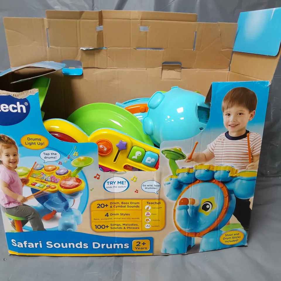 VTECH SAFARI SOUNDS DRUM RRP £64.99