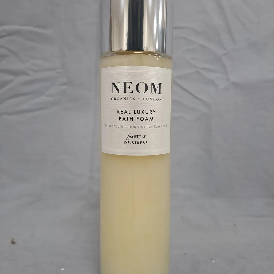 NEOM REAL LUXURY BATH FOAM – LAVENDER, JASMINE & BRAZILIAN ROSEWOOD - 200ML