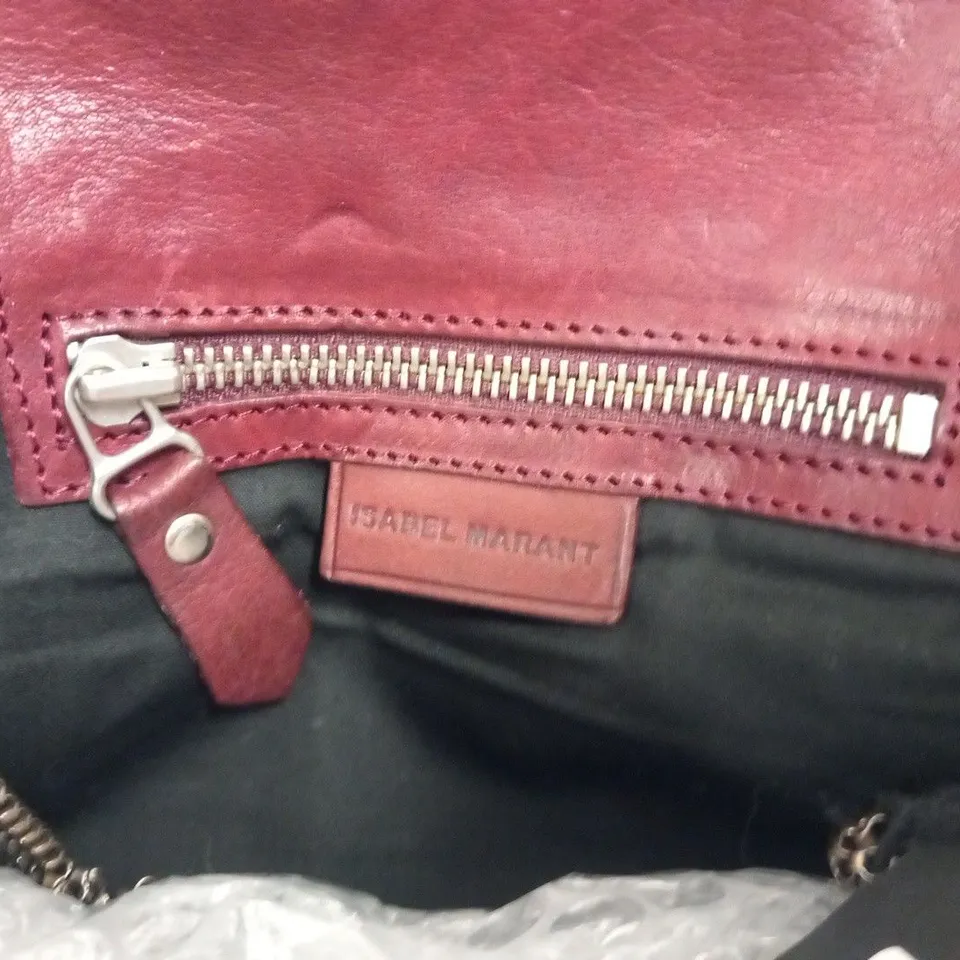 ISABEL MARANT BORDEAUX CLUTCH BAG