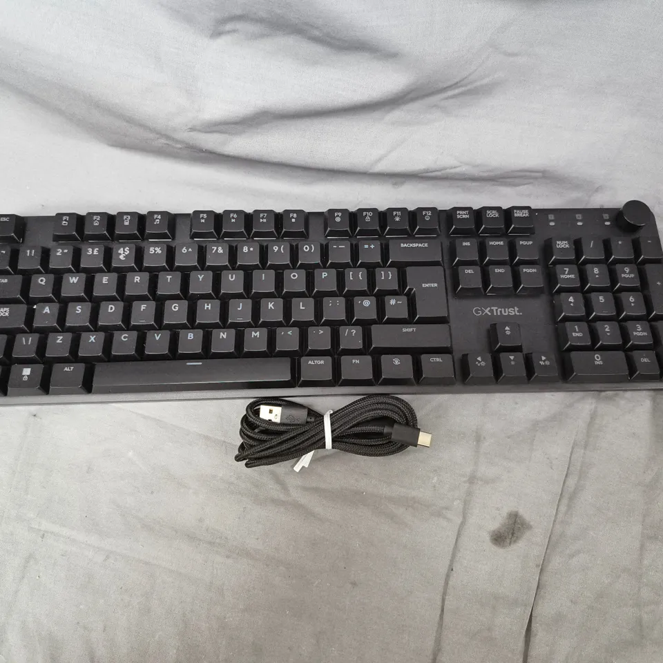 BOXED GAMING GXTRUST KEYBOARD (TORIX) – FULL-SIZE RAINBOW RGB MECHANICAL KEYBOARD