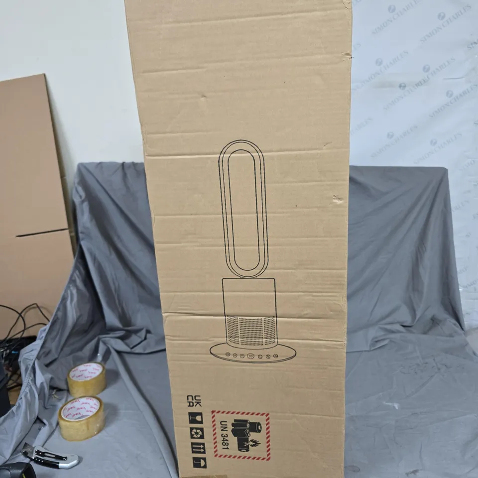 HOMESMART BLADELESS FAN HEATER WITH PLASMA & HEPA – BOXED