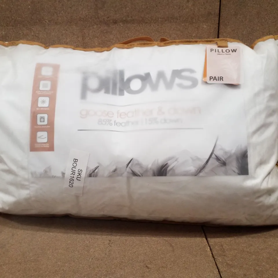 THE NIGHTS RANGE PILLOWS GOOSE FEATHER & DOWN 48×74CM