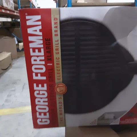 BOXED GEORGE FOREMAN 22460 INDOOR/ OUTDOOR BBQ BULK