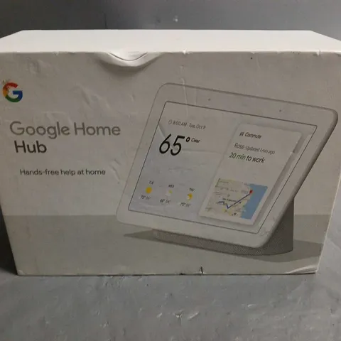 BOXED GOOGLE HOME HUB