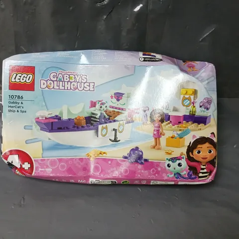 LEGO GABBYS DOLLHOUSE GABBY & MERCATS SHIP & SPA - 10786