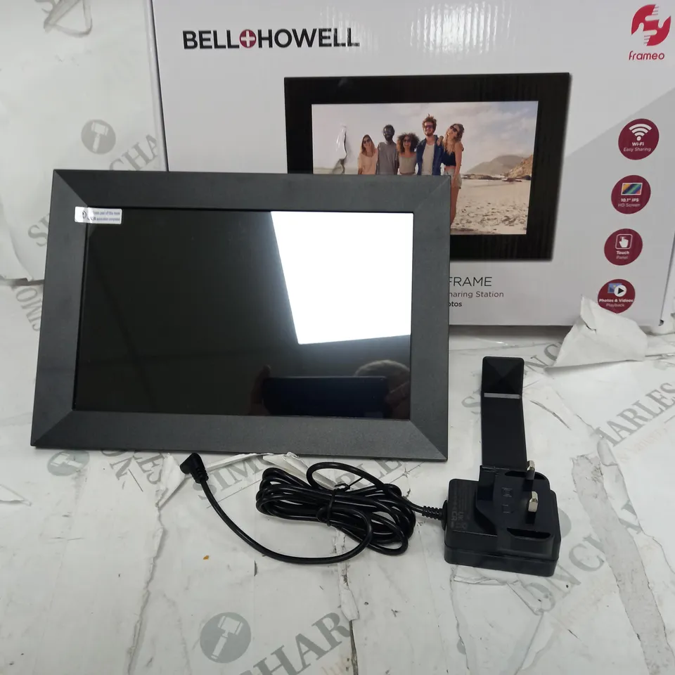BELL & HOWELL 10.1" SMART PHOTO AND VIDEO FRAME WITH WIFI