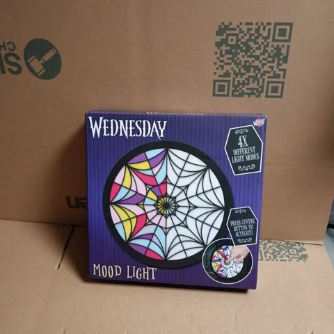 WEDNESDAY MOOD LIGHT – SPIDERWEB CIRCULAR LED LAMP (BOXED) 