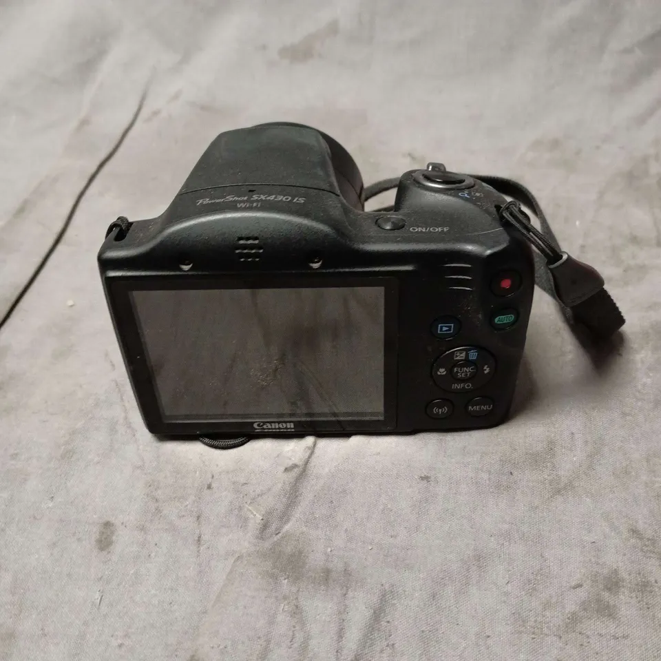 CANON POWERSHOT SX430 IS DIGITAL CAMERA – WI-FI – BLACK. UNBOXED